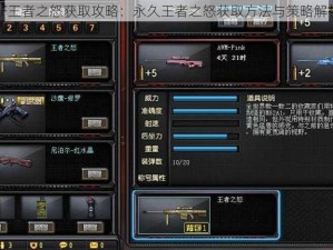 CF王者之怒获取攻略：永久王者之怒获取方法与策略解析